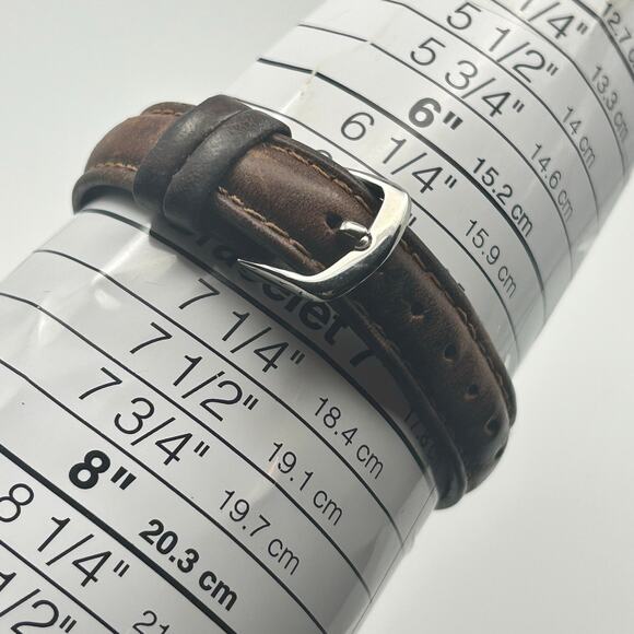 Timex Expedition Women’s Stainless Steel Brown Leather Watch, 32mm Working - Picture 8 of 8